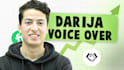 produce moroccan voice over darija in 3 hrs