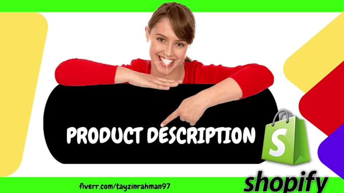 write stunning shopify product description and listing