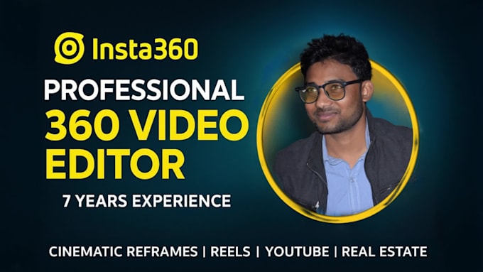 offer professional cinematic insta360 video editing