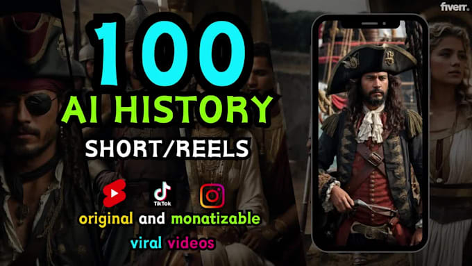 create viral history ai videos for youtube short and instagram reels