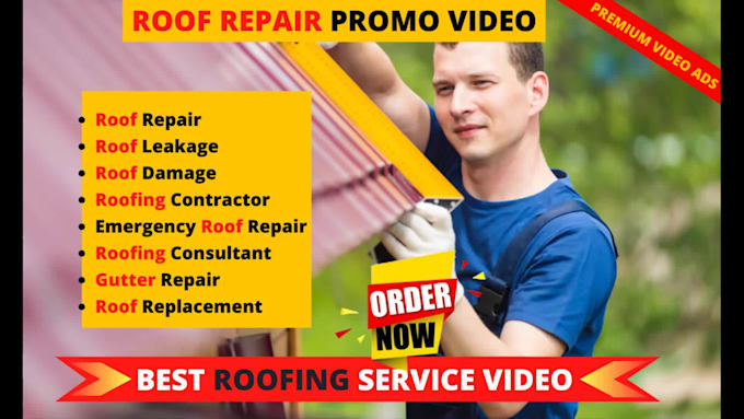 do roofing service, roof replacement, roofer video ads