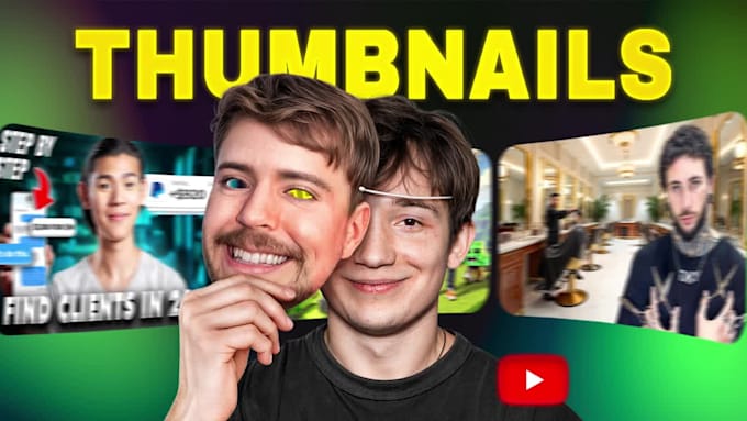 design an eye catching youtube thumbnail