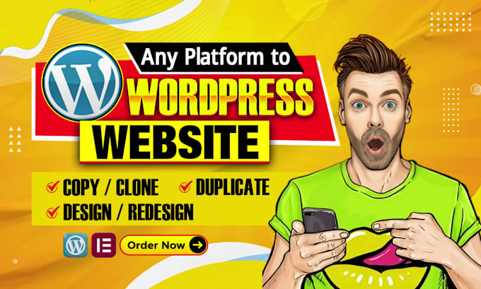 design, redesign, duplicate, copy clone website using elementor pro
