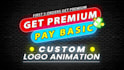 create a custom clean logo animation