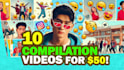 create high quality tiktok compilation videos for youtube and instagram