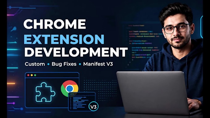 develop custom chrome extension, fix bugs, and upgrade to manifest v3
