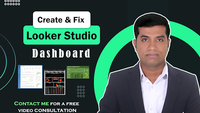 create stunning looker studio or google data studio dashboard