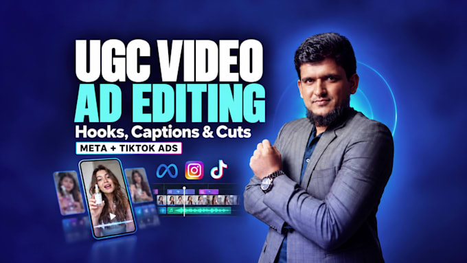 edit ugc video ads for tiktok and meta campaigns