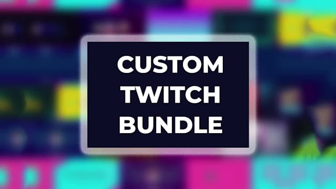 design twitch overlay, logo, panels, screens a full package for streamers
