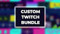 design twitch overlay, logo, panels, screens a full package for streamers