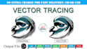 best quality vector tracing, recycle logo vector in 2 hours