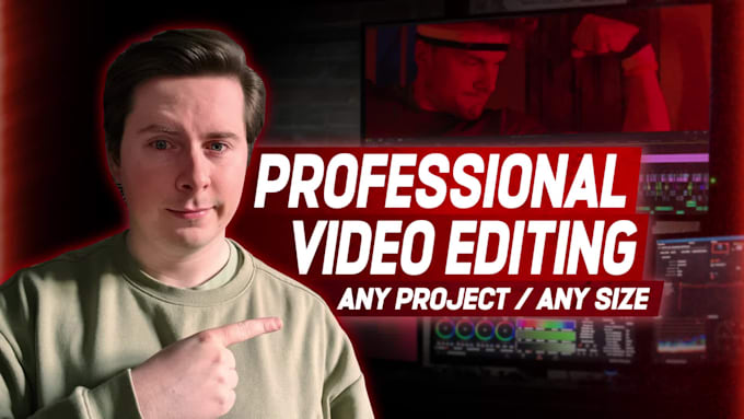 do professional video editing and post production