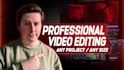 do professional video editing and post production