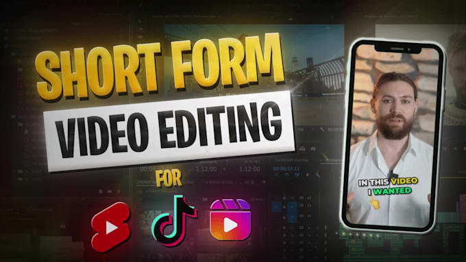Edit short form videos for tiktok instagram reels and youtube shorts by ...