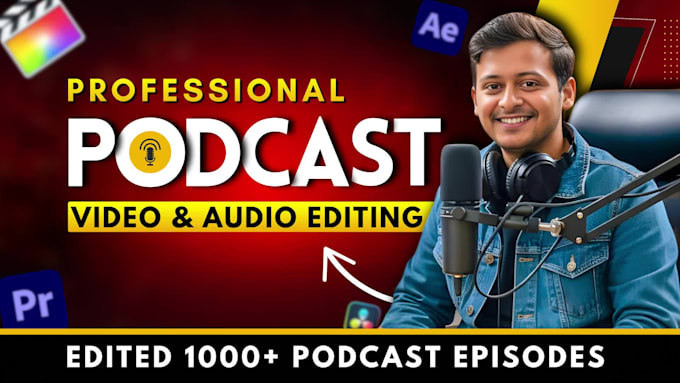 professionally edit your podcast video and audio