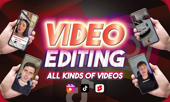 edit your social media videos, tiktok, shorts and reels