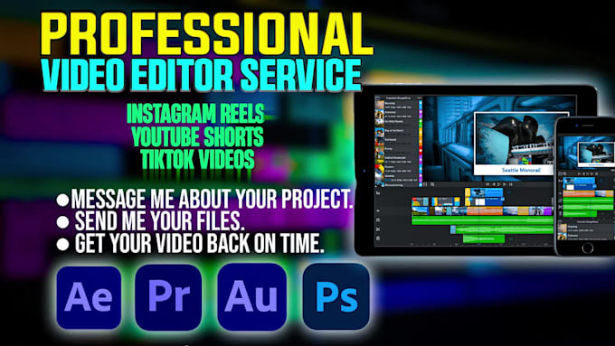 do professional video editing with high quality