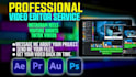do professional video editing with high quality
