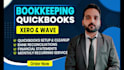 do bookkeeping, cleanup, setup in quickbooks online, xero, wave, excel