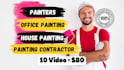 do office painter house painter or painting contractor video