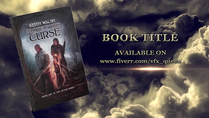 Hot Deals! I will make professional 3d cinematic book trailer video  for $10