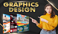create any graphics design to the best quality