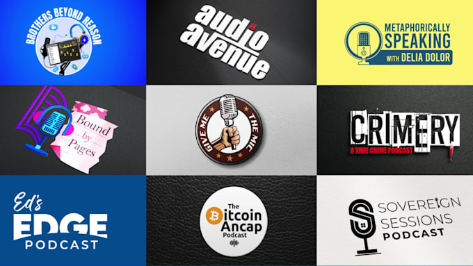create professional podcast logo design