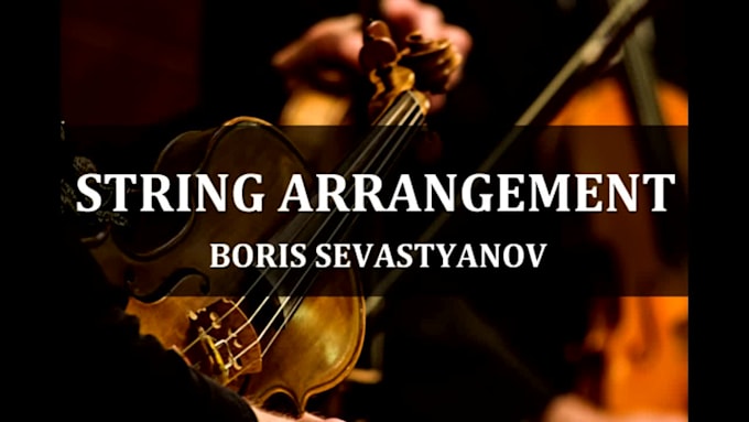 create realistic arrangement for strings orchestra, add strings to your song