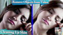 vfx object removal from video, replacement  and clean up skin