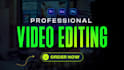 do professional video editing for your any projects