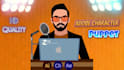 create adobe character animator puppet for live streaming