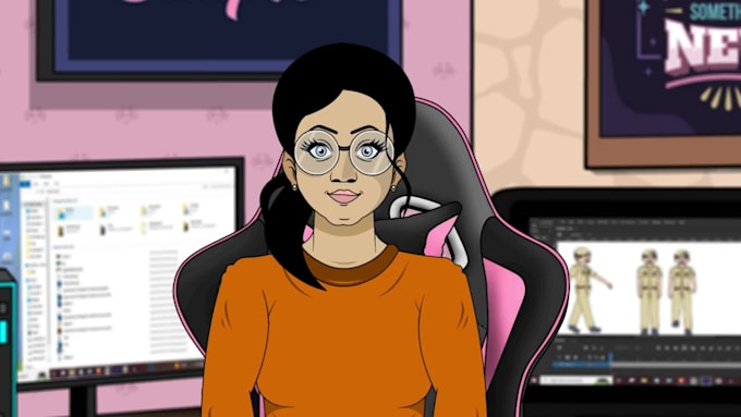 create engaging 2d flat animated explainer video