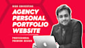 create personal portfolio website, resume, CV, business agency portfolio website