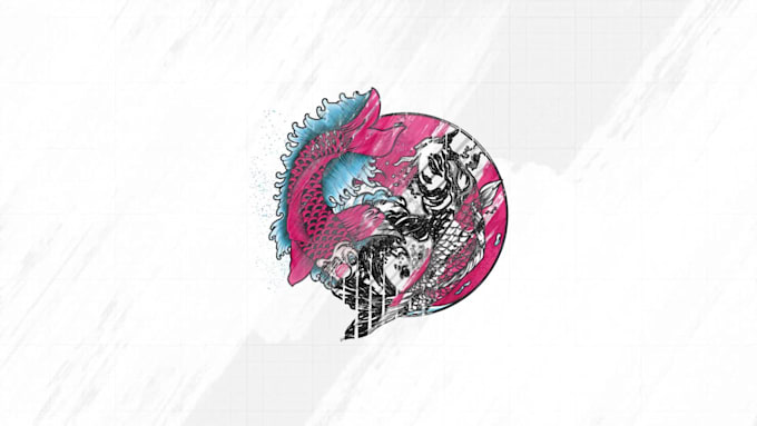 create a custom hand illustrated logo