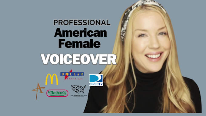 record a professional american female voiceover