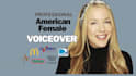record a professional american female voiceover
