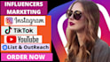 research and find instagram influencers for influencer marketing