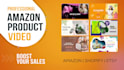 create high converting product video ads for amazon, shopify, aliexpress