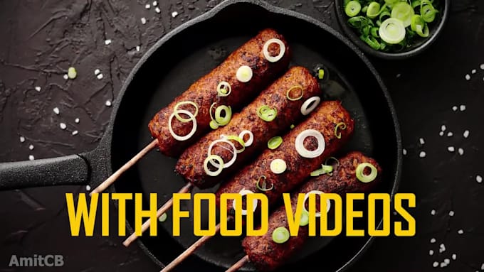 edit videos for your food, cooking, restaurant, and food review