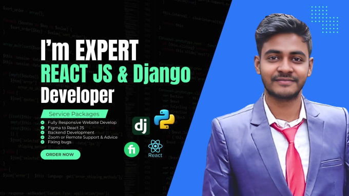 Develop Your Full Stack Website Using Django And React Js By Team ...