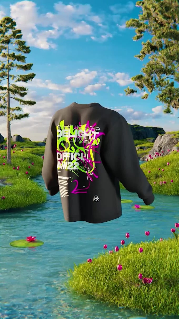 do 3d animated clothing mockup