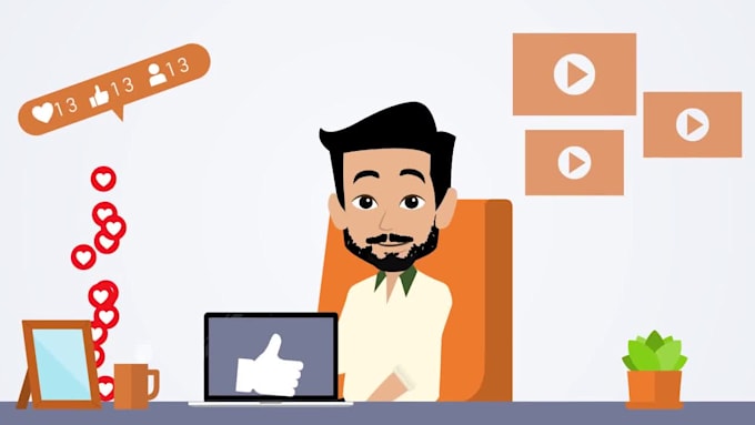 create professional vyond 2d animated explainer videos