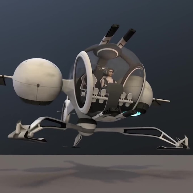 custom 3d modeling 3d robot 3d sci fi mech 3d creature concept model 3d rigging