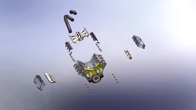 Exploded Engineering Models Create 3d industrial animation, 3d mechanical engineering video ...