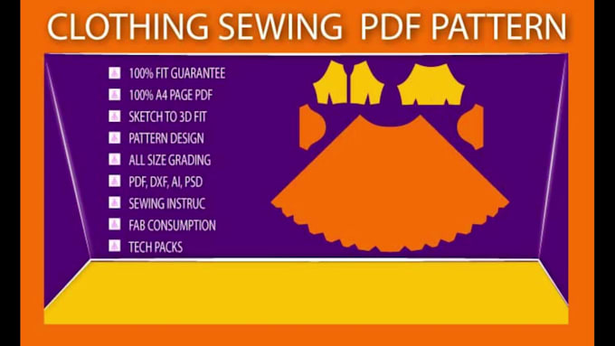 create sewing pattern any item