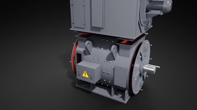 do 3d industrial engineering animation, 3d machinery, parts assembly video