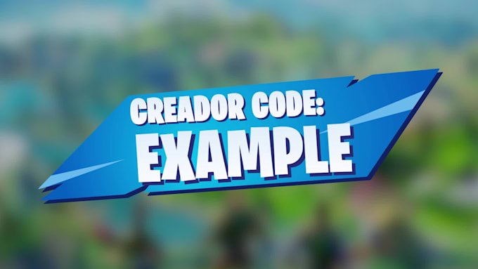 Create your fortnite support creator code animation v2 by ...