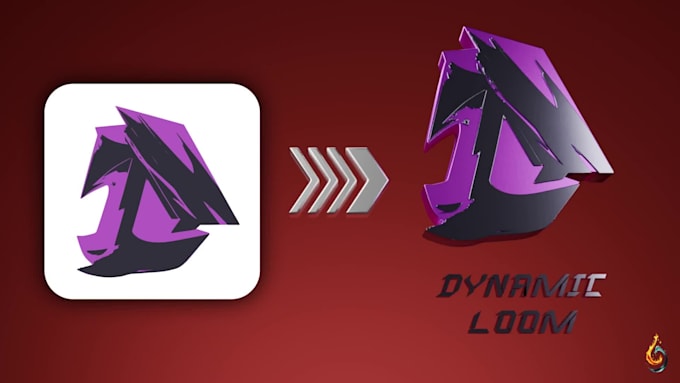 convert your 2d logo to 3d in blender