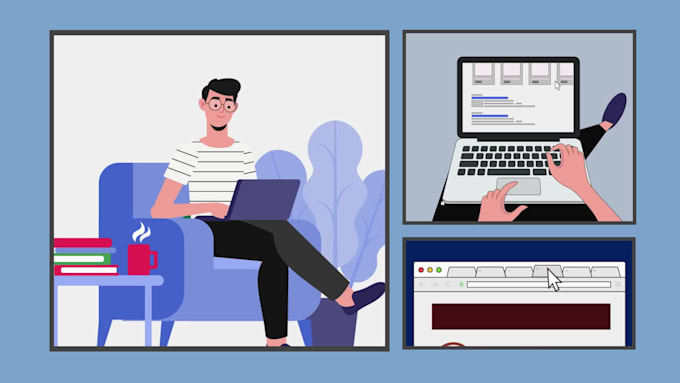 make 2d explainer animated video