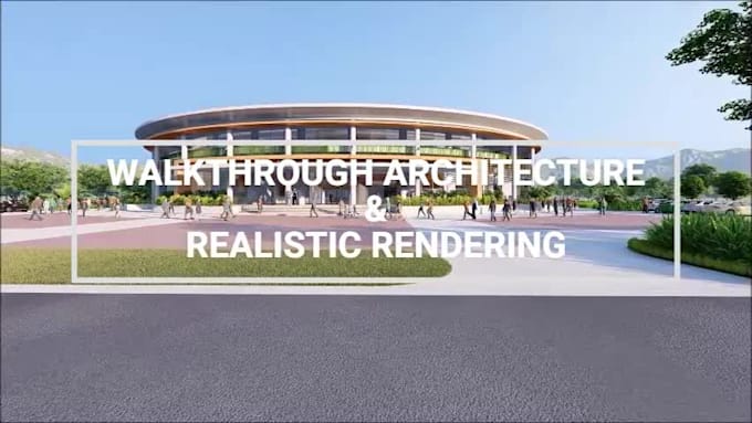 do 3d landscape design, realistic render and animation